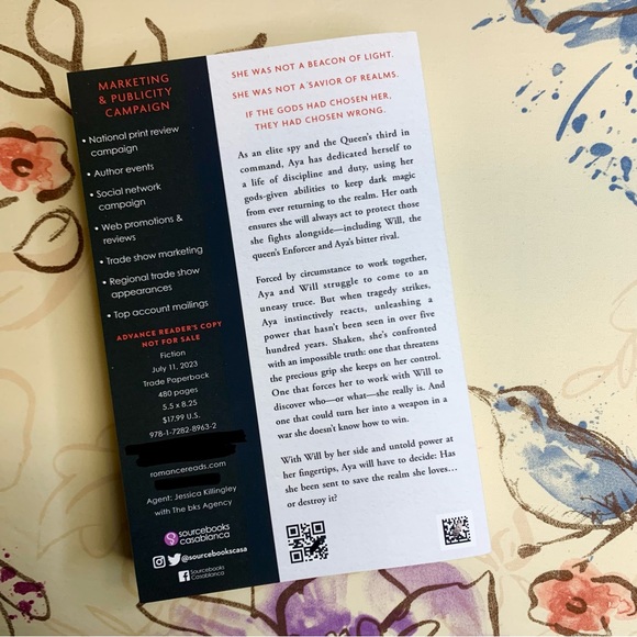 SOLD ON MERCARI 💛 The Curse of Saints by Kate Dramis ARC - Picture 2 of 3